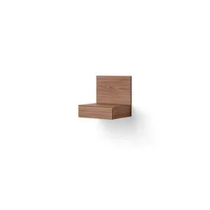 Neue Kollektion Tana Wall Mounted Nightstand Walnut - New Works