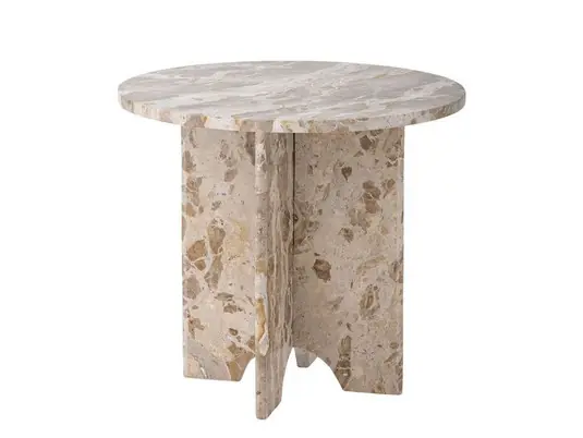 Super-Preis Jasmia Beistelltisch Brown Marble - Bloomingville