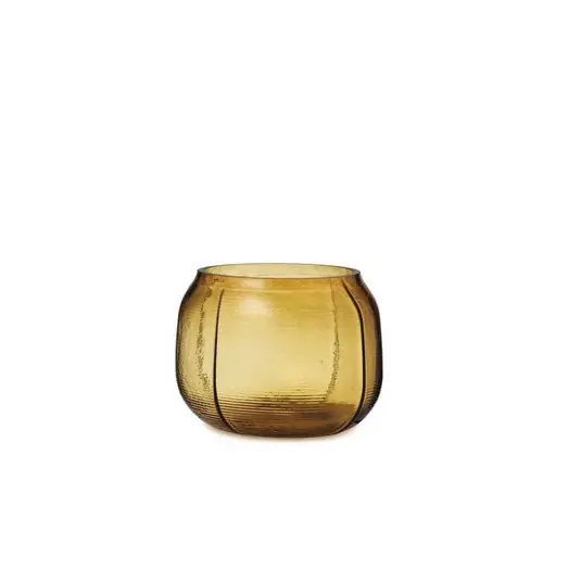Neue Ware Step Vase H16 Brown - Normann Copenhagen