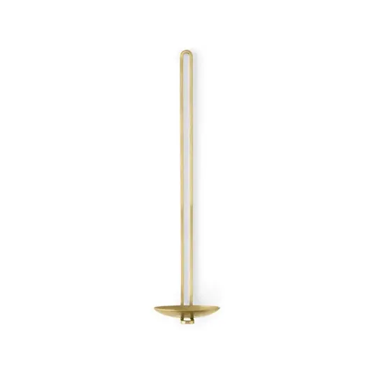 Clip Wand-Kerzenhalter, Höhe 34 cm, messing - Audo Bestseller