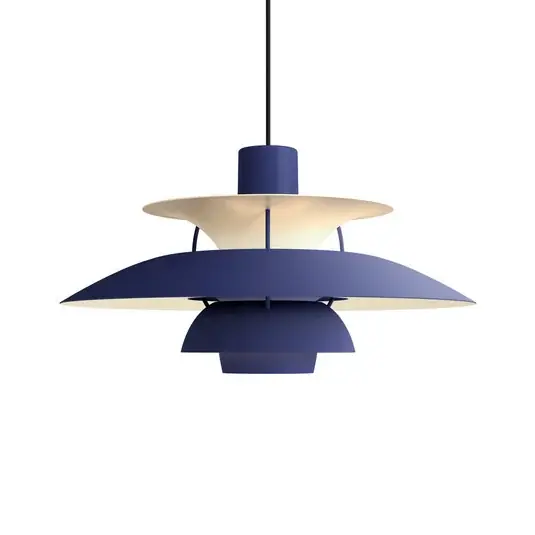 Garantierte Lieferung PH 5 Pendelleuchte Monochrome Dusty Indigo - Louis Poulsen