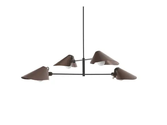 Geprüft Bonnet SC92 Kronleuchter Bronzed/Schwarz - &Tradition