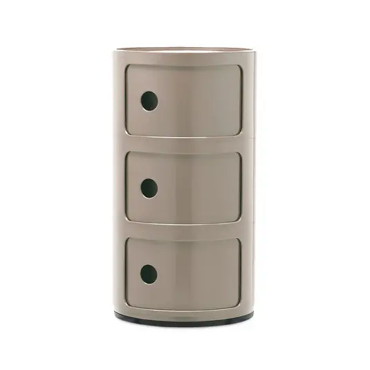 Bestseller Componibili 3 Beistelltisch Taupe - Kartell