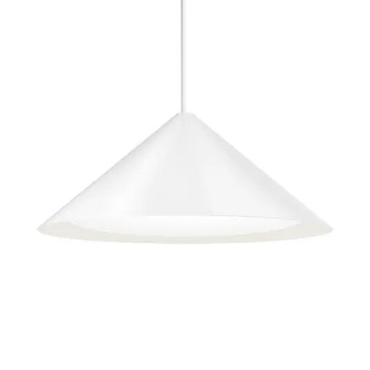 Rabatt Keglen 650 LED Pendelleuchte Hvid - Louis Poulsen