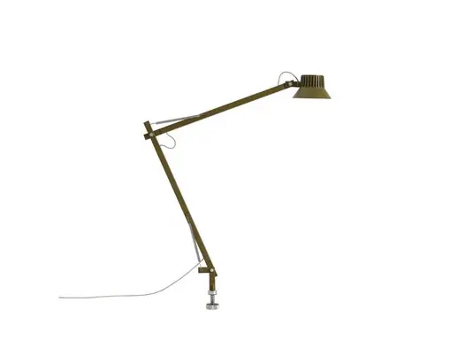 Preis Gesenkt Dedicate Tischleuchte w/Pin L2 Brown Green - Muuto