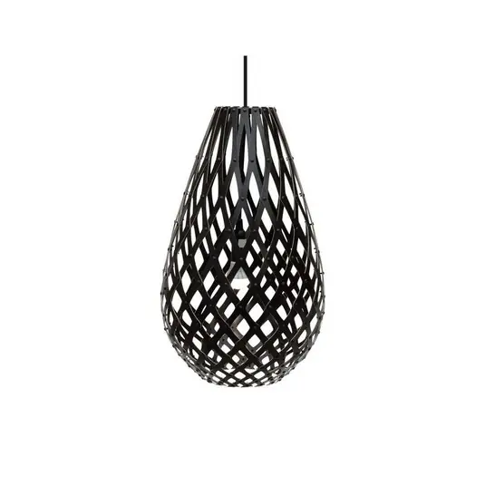 Versand Am Gleichen Tag Koura Pendelleuchte H75 Schwarz 2 Seiten - David Trubridge
