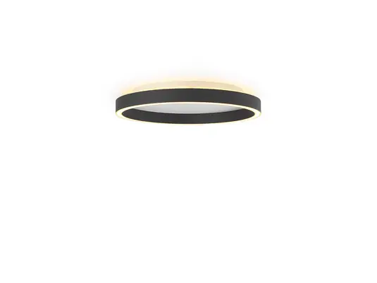Solange Der Vorrat Reicht Memory LED-Deckenlampe, Ø 40 cm, schwarz - Halo Design