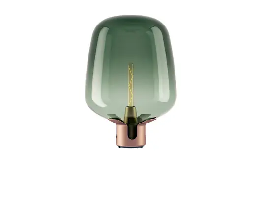 Highlight Flar Tischleuchte Large Terra/Turquoise - Lodes