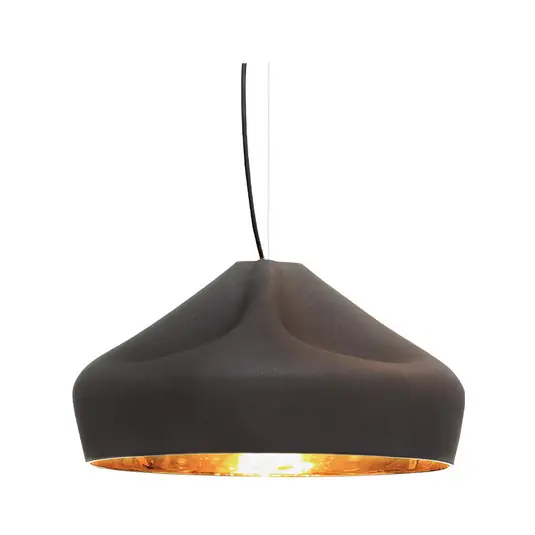 Heißes Angebot Pleat Box 47 LED Pendelleuchte Schwarz/Gold - Marset