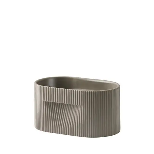 Ridge Pflanzgefäß H13 Taupe - Muuto Ausverkauf