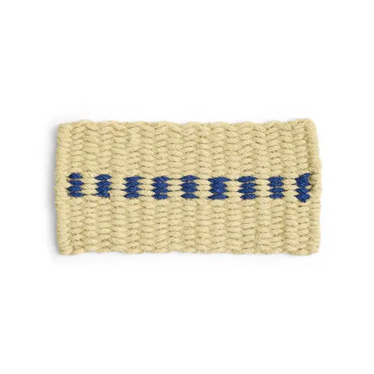 Markenprodukt Coco Dot Türmatte Weiß/Blau - Hay