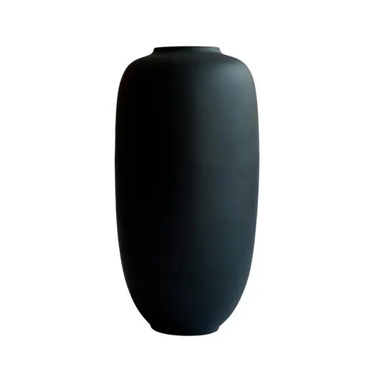 Nur Für Kurze Zeit Sunao Vase Slim Hexa Black - 101 Copenhagen