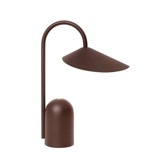 Arum Portable Tischleuchte, dunkelbraun, IP44 - Ferm Living Saisonangebot