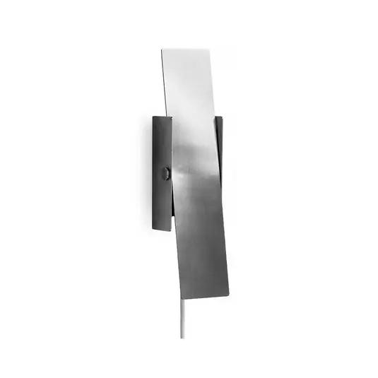 Neu Pivoting Wandleuchte Stainless Steel - Moebe