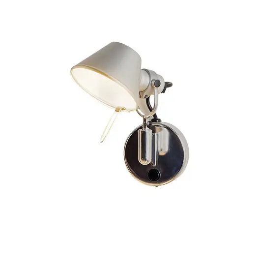 Tolomeo Micro Faretto LED-Wandlampe, 3.000K, grau - Artemide Bestseller