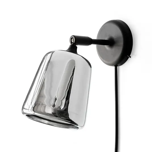 Material Wandleuchte Stainless Steel - New Works Rabatt