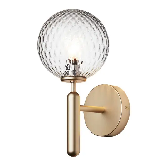 Miira Wandleuchte Brass/Optic Clear - Nuura Neu Im Sortiment