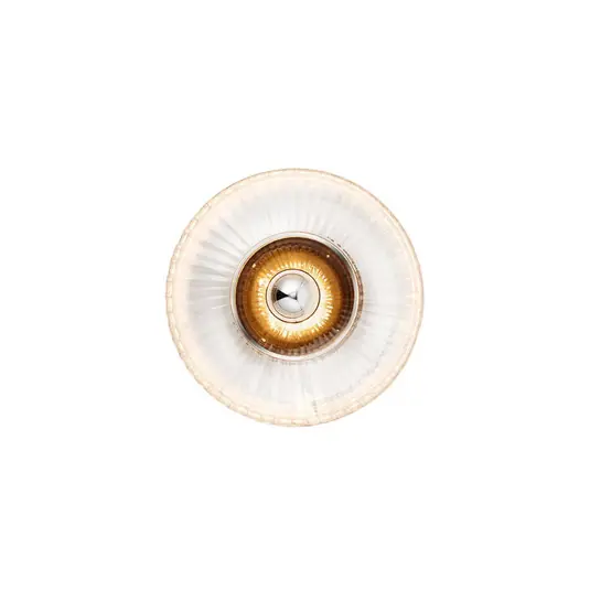 Finale Aktion New Wave Optic Wandleuchte XL Clear/Silver - Design By Us