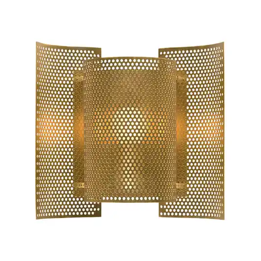 Butterfly Perforated Wandleuchte Brass - Northern Sonderaktion