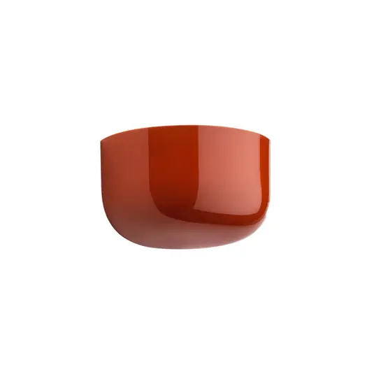 Ausverkauf Bellhop Wall Up LED-Außenwandleuchte, rot, IP44 - Flos
