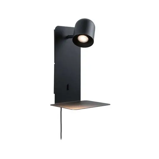 Neue Kollektion Malena LED Wandleuchte USB C Matt Schwarz - Paulmann