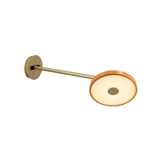 Asteria Long LED-Wandlampe, orange/messing, Stecker - UMAGE Sichere Zahlung
