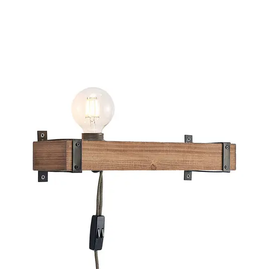 Sverina Wandleuchte Brown/Black - Lindby Begrenztes Angebot