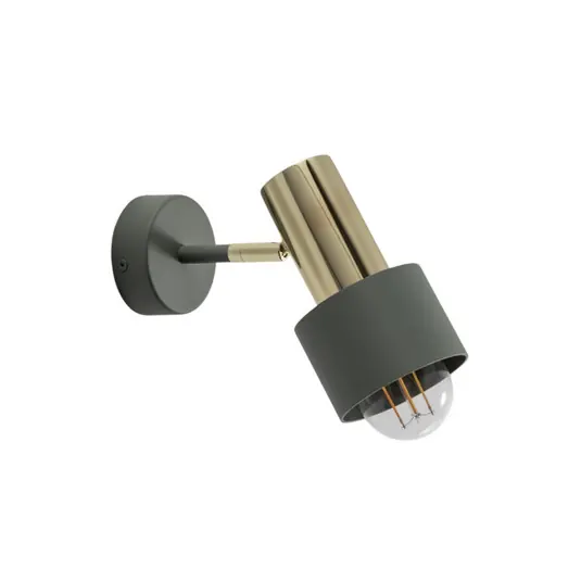 Saisonangebot Destin Wandleuchte Messing /Grün - Euluna
