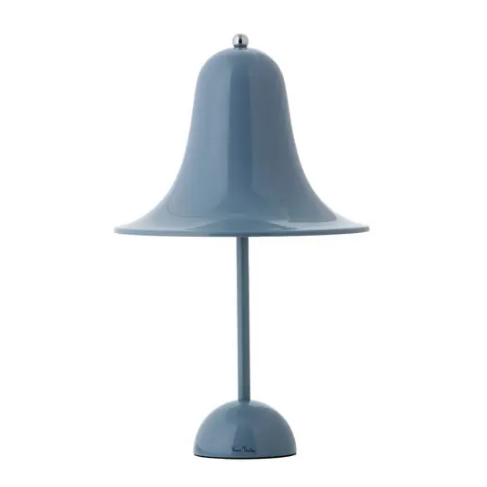 Pantop Tischleuchte Ø23 Dusty Blue - Verpan Markenprodukt