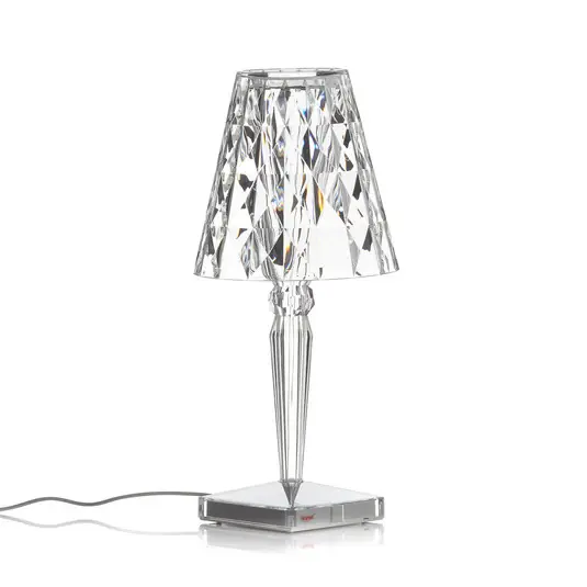 Neu Im Sortiment Big Battery Tischleuchte Crystal - Kartell
