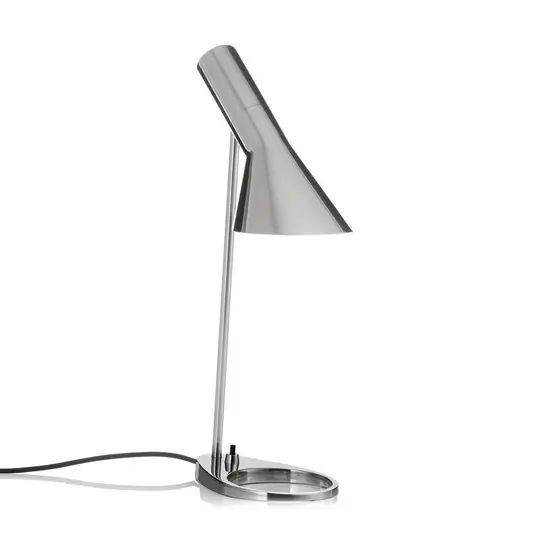 AJ Mini Tischleuchte Polished Steel - Louis Poulsen Geprüft