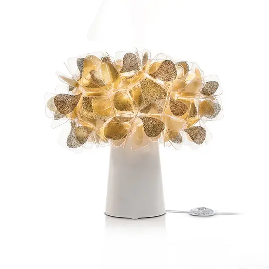 Rabatt Clizia Tischleuchte Mama Non Mama Gold/White - Slamp