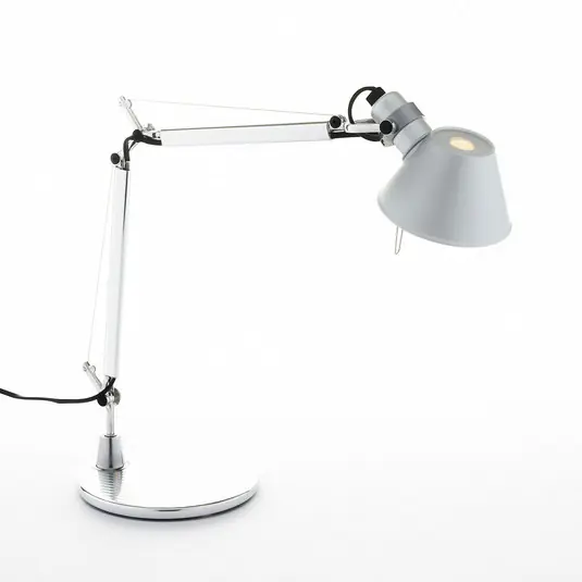 Neue Kollektion Tolomeo Micro LED Tischleuchte Alu - Artemide
