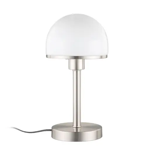 Bestpreis Jolie Tischleuchte Opal/Nickel - Lindby