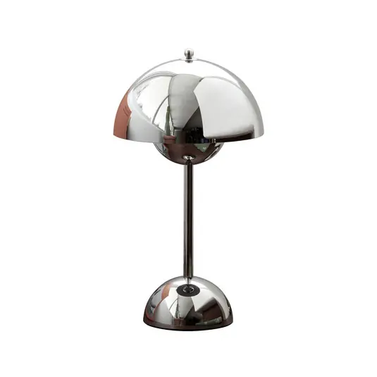Beliebt Flowerpot VP9 LED-Akku-Tischlampe, verchromt - &TRADITION