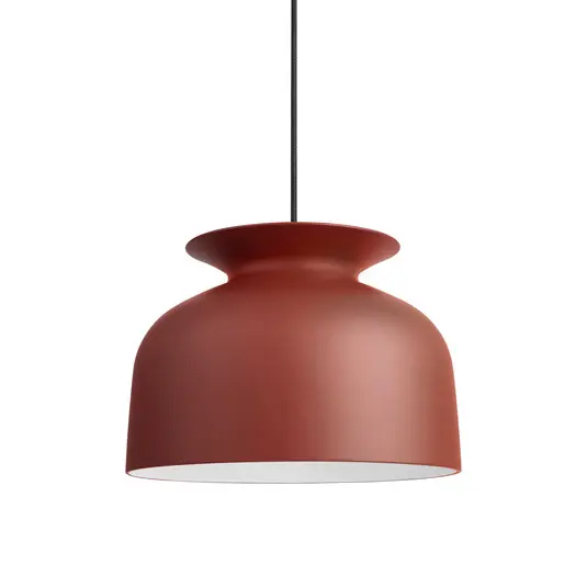 Rabatt Ronde Pendelleuchte Ø40 Rusty Red - GUBI