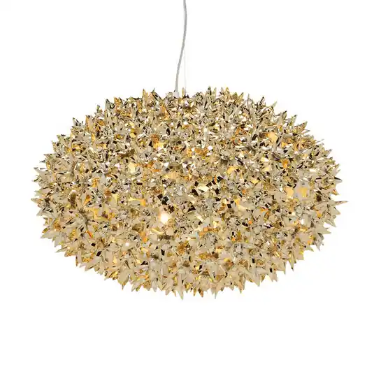 Schnäppchen Bloom Pendelleuchte S1 Gold - Kartell