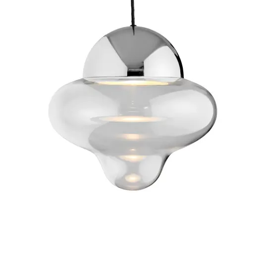 Nutty XL Pendelleuchte Clear/Chrome - Design By Us Heißes Angebot
