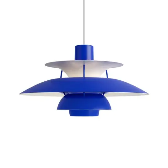 Versand Am Gleichen Tag PH 5 Pendelleuchte Monochrome Blue - Louis Poulsen