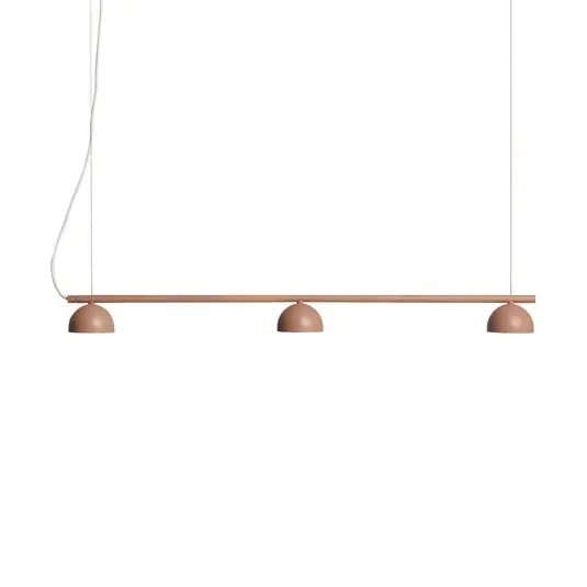 Garantierte Lieferung Blush Rail 3 Pendelleuchte Warm Beige - Northern