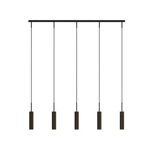 Markenware Tubulaire Rail Hängelampe 5-flg. bronze Alu, Audo Copenhagen