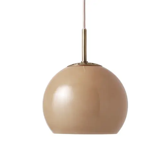 Ball Glass Pendelleuchte Ø18 Cappuccino - Frandsen Angebot