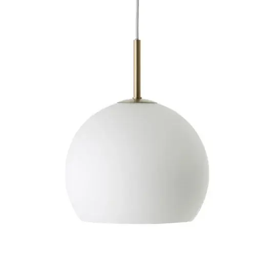 Ball Glass Pendelleuchte Ø25 Opal Weiß - Frandsen Ausverkauf