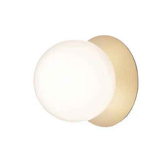 Liila 1 Large Wandlampe, warmweiß, IP44, gold/weiß - Nuura Garantierte Lieferung