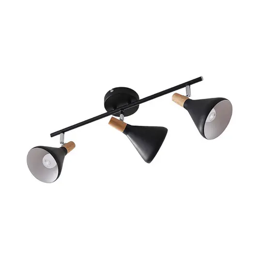 Garantierte Lieferung Arina 3 Deckenleuchte Black - Lindby