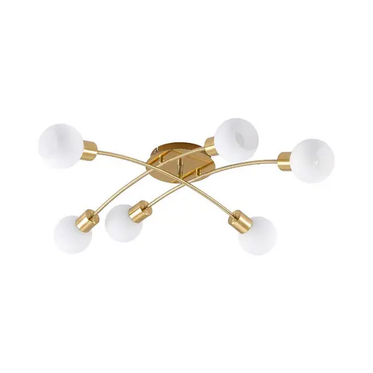 Agmar 6 Deckenleuchte Brass - Lindby Direkt Vom Hersteller