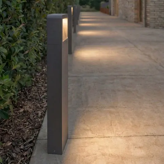 Leya Außen Gartenleuchte H65 Graphite - Lucande Mega-Angebot