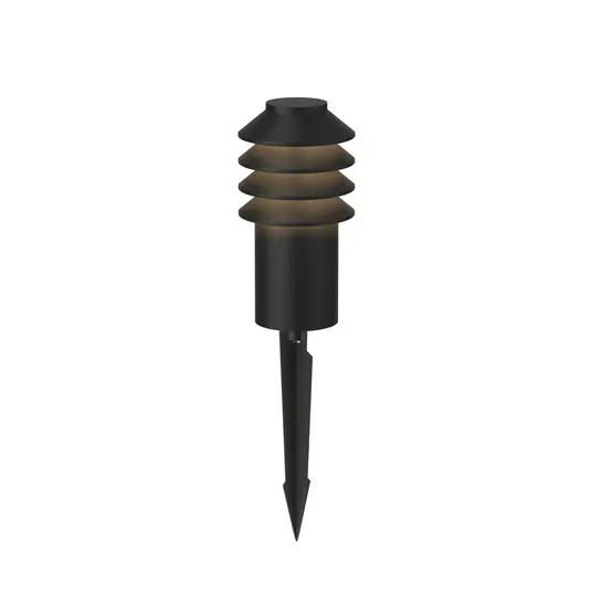 Nur Heute Bysted Garden 25 cm 2.700 K Erdspieß schwarz - Louis Poulsen