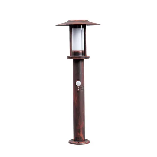 Pavlos LED Gartenleuchte w/Sensor Rust - Lindby Schneller Versand