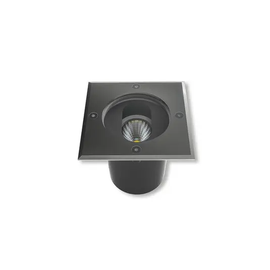 Doris LED Square Erd Spot Steel - Lucande Rabatt